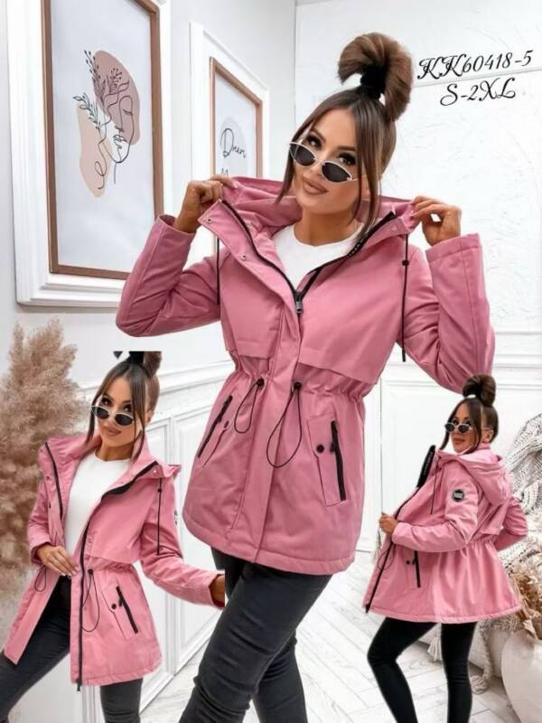 Kurtki damskie cienki Roz S-2XL, 1 Kolor Paczka 5 szt 1